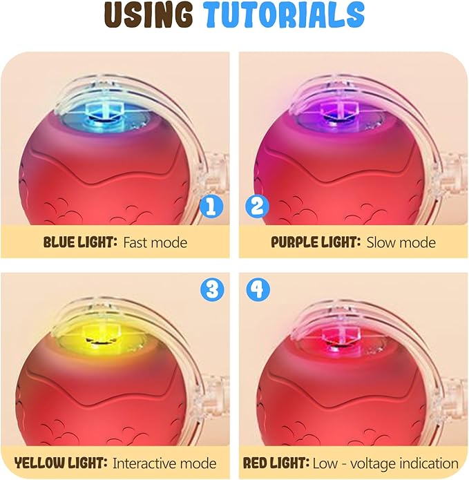 Interactive Cat Toy Balls, 2025 New Cat Toys for Bored Indoor Adult Cats Peppy Pet Ball for Cats (Grey)