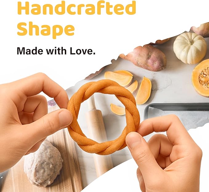 iPaw Turkey Dog Treats, All Natural Human Grade Dog Treat, Suitable for Training chew, US Sourced Raw Material, Hypoallergenic, Rawhide Alternative, Ring (Original)