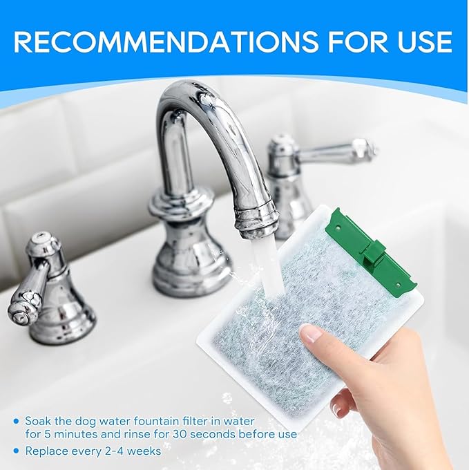 Medium Filter Cartridges Compatible with Tetra Whisper Bio-Bag Filter Cartridges Medium for Aquariums 10i IQ10 PF10, Fish Tank Filter Cartridges Power Filter Replacement for Tetra Filter, 6 PCS