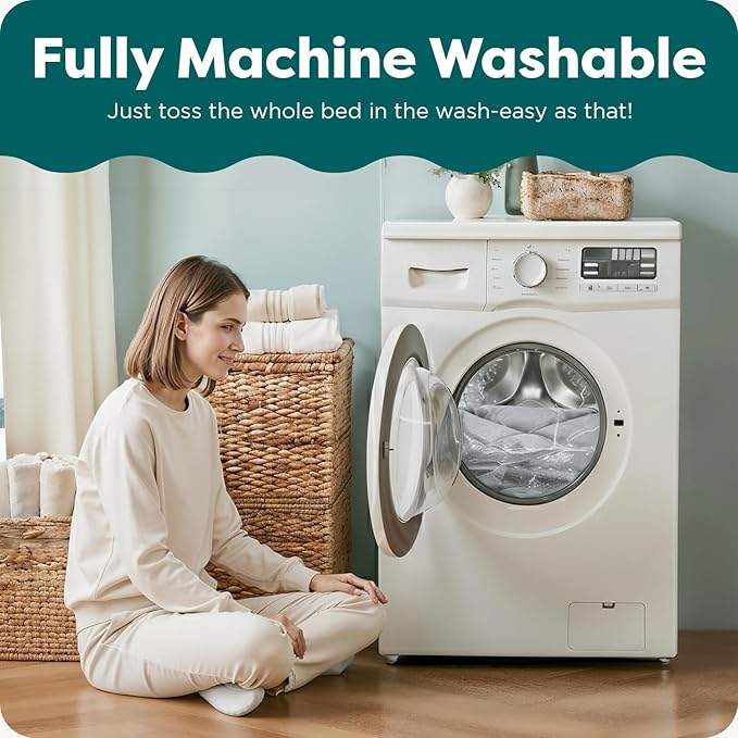 Furhaven ThermaNAP Self-Warming Cat Bed for Indoor Cats & Small Dogs, Washable & Reflects Body Heat - Quilted Faux Fur Reflective Bed Mat - Gray, Small