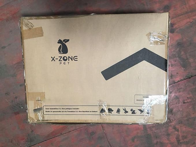 X-ZONE PET Elevated Dog Bowls for Cats and Dogs, Adjustable Bamboo Raised Dog Bowls for Medium Dog, Food and Water Set Stand Feeder with 2 Stainless Steel Bowls and Anti Slip Feet (Height 4.7" to 7")