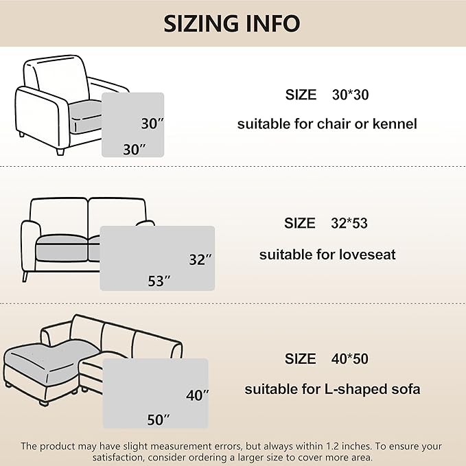 gogobunny 100% Double Sided Waterproof Dog Blanket Soft Pet Bed Cover Reversible Protect Furniture Couch Sofa Car for Puppy Large Dog Cat (Dark Charcoal/Light Charcoal, 30x30 Inch (Pack of 1))