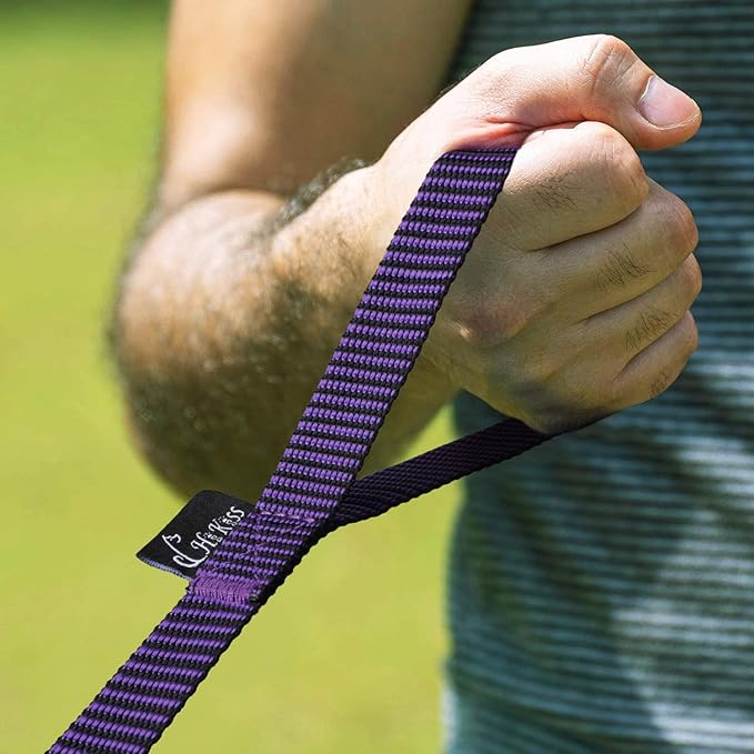 Hi Kiss Dog/Puppy Obedience Recall Training Agility Lead - 15ft 20ft 30ft 50ft 100ft Training Leash - Great for Training, Play, Camping, or Backyard(50ft,Black_Purple)