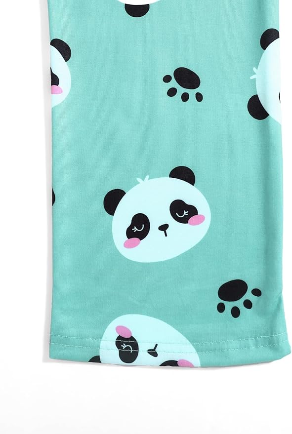 YIJIU Women's Sleepwear Long Sleeve Top and Pants Pajama Set Panda Print Nighty
