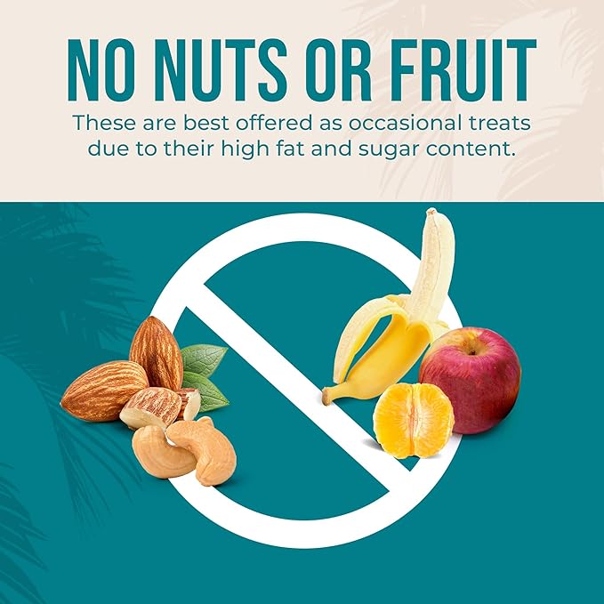 80% Organic Parakeet Food - No Fillers, Fatty Seeds, or Dyes - Budgies, Lovebirds & Parrotlets - Premium Human Grade Seed Mix, Grain & Wholesome Veggies – Made in USA (4 lbs)