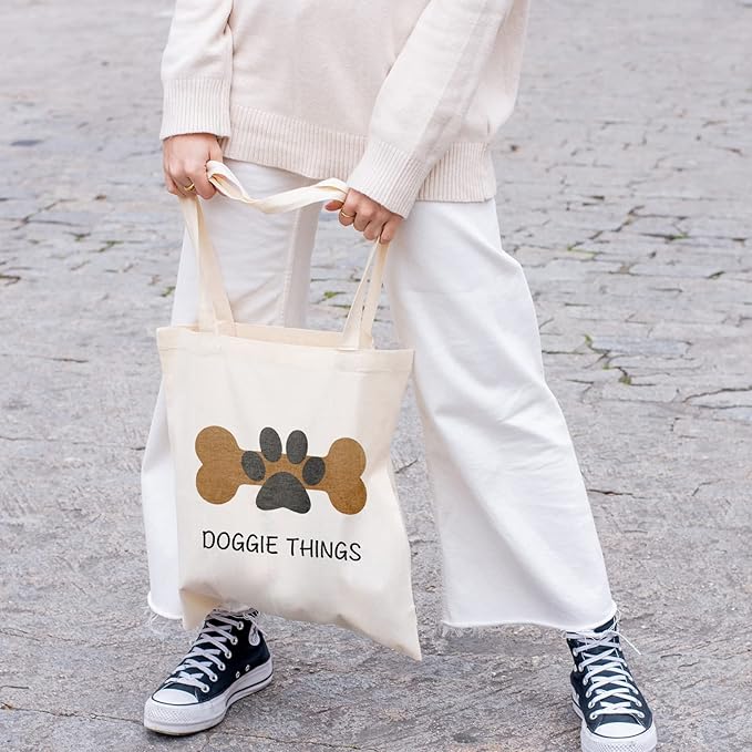 FOTAP Dog Owner Shopping Tote - Dog Park Bag and Doggie Gift