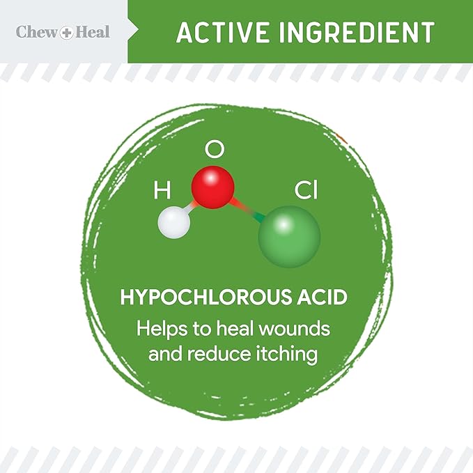 Hypochlorous Acid Spray for Dogs – 8oz Dog Wound Spray for Cuts, Burns, Sores, Abrasions, and More – Non Toxic and Chemical Free HOCI Wound Care – Made in The USA