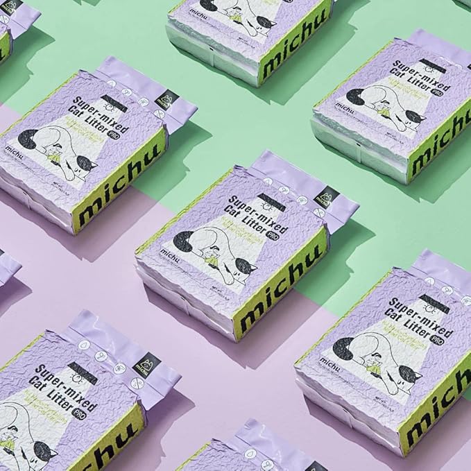 Mixed Tofu Cat Litter, Heavy Duty Flushable Kitty Litter, 5.5Lb/88Oz Original 12 Pack