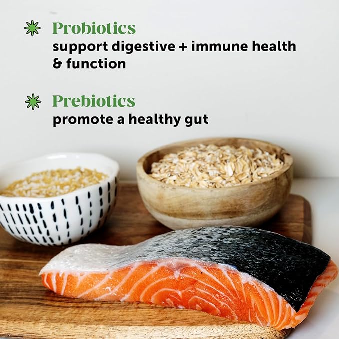 Cat Probiotics Gut + Immune Health Chews – Crunchy & Creamy Cat Treats for Digestive Health, Gut Flora & Constipation Relief – Supports Immunity, Regularity, & Healthy Digestion, 30-Day Supply Chicken