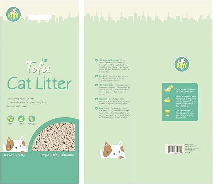Kitty City Tofu Litter 6LB