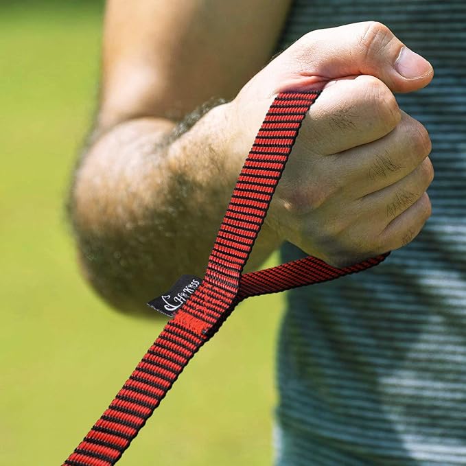 Hi Kiss Dog/Puppy Obedience Recall Training Agility Lead - 15ft 20ft 30ft 50ft 100ft Training Leash - Great for Training, Play, Camping, or Backyard(20ft,Black_red)