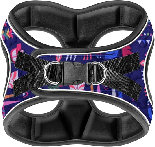 Comfort Fit Dog Harness Soft Padded No Pull Harness with Adjustable Buckles for Small Medium Large Dogs Step in Pet Vest with Easy Control Handle for Walking Jogging Running Training Dogs & Puppies