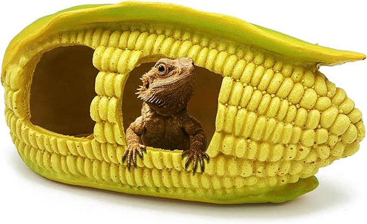 Bearded Dragon Reptile Hide Caves Corn Lizard Leopard Gecko Hideout Tank Accessories Turtle Snake Décor Amphibian Habitat Tortoise Personalized Decoration