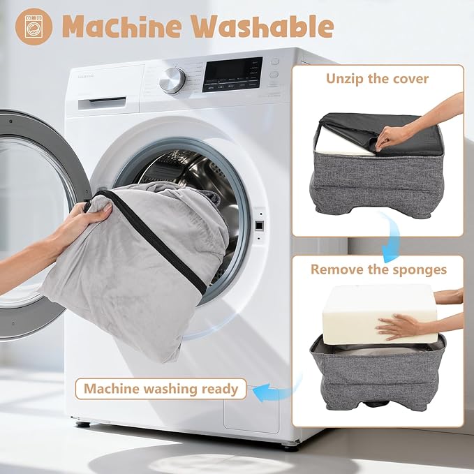 Avont Dog Booster Car Seat for Small/Medium Dogs Under 30 lbs, Detachable Washable Puppy Doggie Elevated Carseat Travel Bed for Car, Thick Cushion -Grey