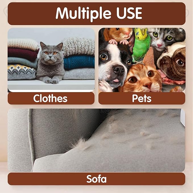 [ 2 Packs ] Pet Hair Removal Comb Flea Comb, New Cat Brush with Release Button Pet Hair Grooming Brush Supplies (Yellow+Green)