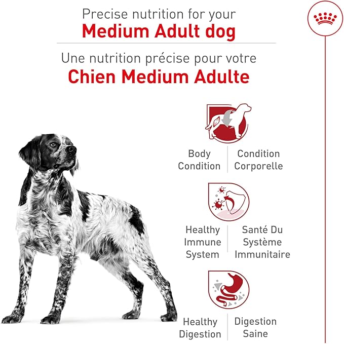 Royal Canin Size Health Nutrition Medium Adult Dry Dog Food, 30 lb Bag