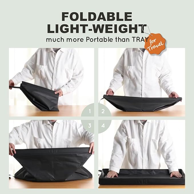 Dog Grass Pad with Foldable Dog Litter Box,Extra Large Liner Base for Balcony，Ultra-Absorbent Artificial Grass Pads for Dogs Pee Pad Holder, Potty Training, 2 PCS Reusable Pee Pad