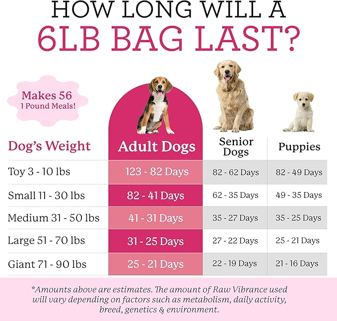 Dr. Harvey's Raw Vibrance Grain Free Dehydrated Foundation for Raw Diet Dog Food (6 Pounds)