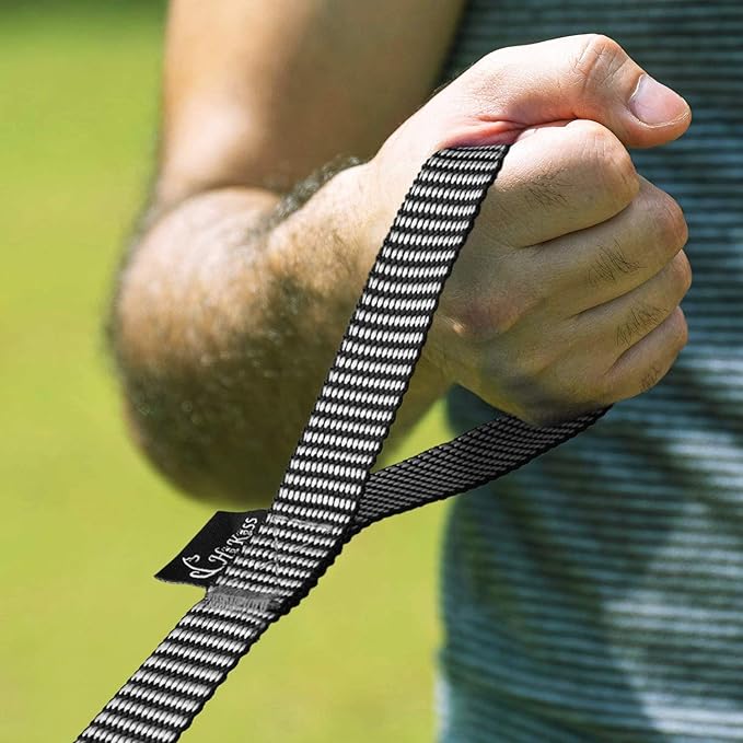 Hi Kiss Dog/Puppy Obedience Recall Training Agility Lead - 15ft 20ft 30ft 50ft 100ft Training Leash - Great for Training, Play, Camping, or Backyard(30ft,Black_White)