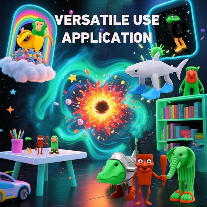 Tralalero Tralala Action Figure, Meme Shark Figures Toys, Collectible Animals Figurine Doll Gifts for Fans (24PCS)