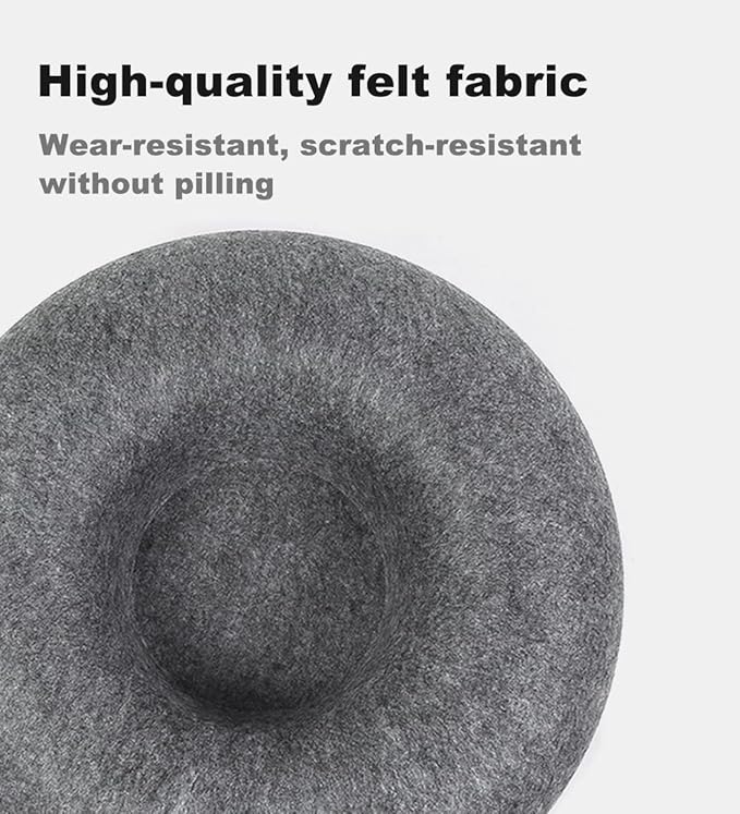 Large Cat Tunnel Bed for Indoor Cats with 3 Toys, Scratch Resistant Donut Cat Bed, Up to 30 Lbs (L 24x24x11, Dark Grey)