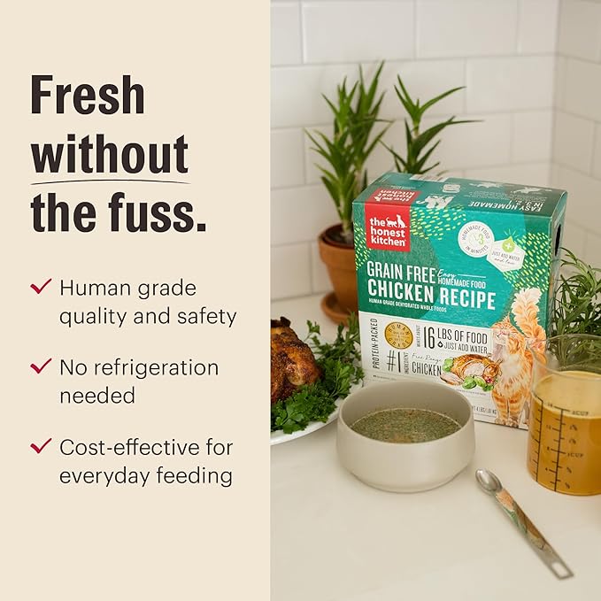 The Honest Kitchen Dehydrated Grain Free Chicken & Fish Cat Food, 2 lb Box