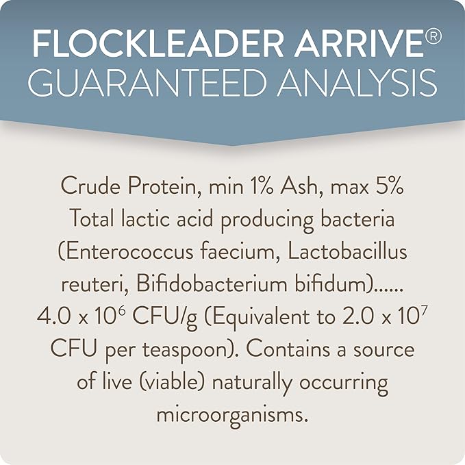 Arrive, Daily Probiotic & Prebiotic Water Supplement for Young Chickens 0-8 Weeks Old, 8 oz (Pack of 2)