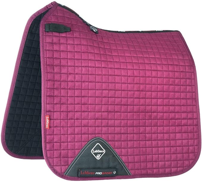 LeMieux Suede Dressage Square - English Saddle Pads for Horses - Equestrian Riding Equipment and Accessories