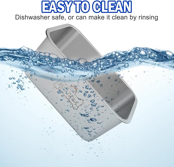 Water Bowls for Large Dogs, 3 Gallons Durable Stainless Steel Dog Bowls - Big Capacity Water and Food Bowl for Indoor Outdoor, Easy to Clean