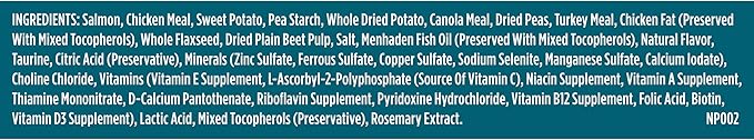 Nutrish Grain Free Dry Dog Food, Salmon & Sweet Potato Recipe, 23 lb. Bag (Rachael Ray)