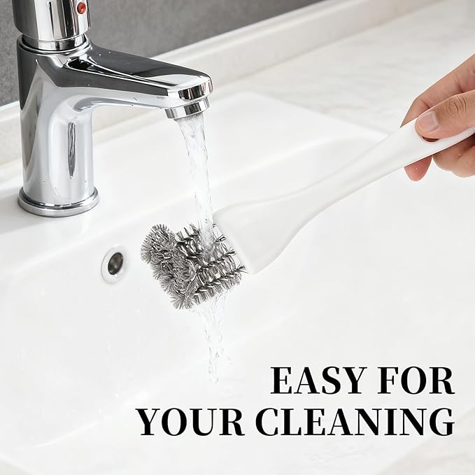 Plus tard 6 Pcs Bird Cage Cleaner Kit, Poop Off Bird Poop Remover, Bird Cage Cleaner Accessories, Complete Cleaning Solution for Birds and Small Pets