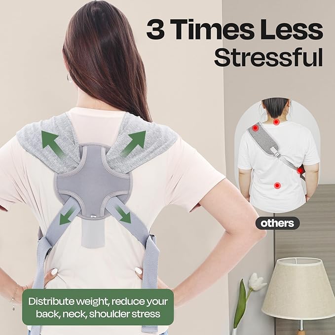 Supet Dog Carrier Sling for Small Dogs, Front Facing Cat Sling Carrier Chest, Hands Free Pet Sling Carrier, Adjustable Dog Front Carrier, Reducing Back Pain