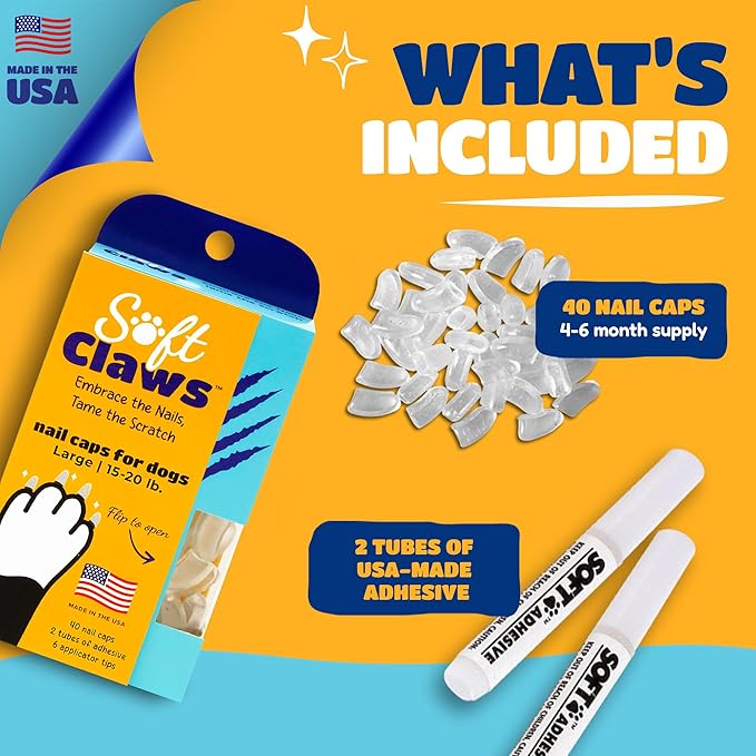 Soft Claws Dog Large Orange