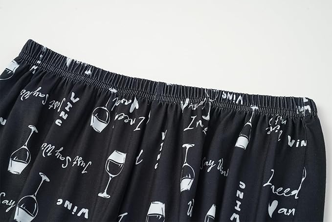 YIJIU Women's Sleepwear Long Sleeve Top and Pants Pajama Set Panda Print Nighty