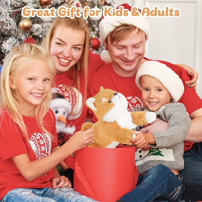 19Inch 3 Pounds Dog Weighted Stuffed Animals, Cute Realistic Puppy Stuffed Animal, Sensory Comfort Plush Throw Pillow Toy, Dog Plush Gift for Adults Kids Youth