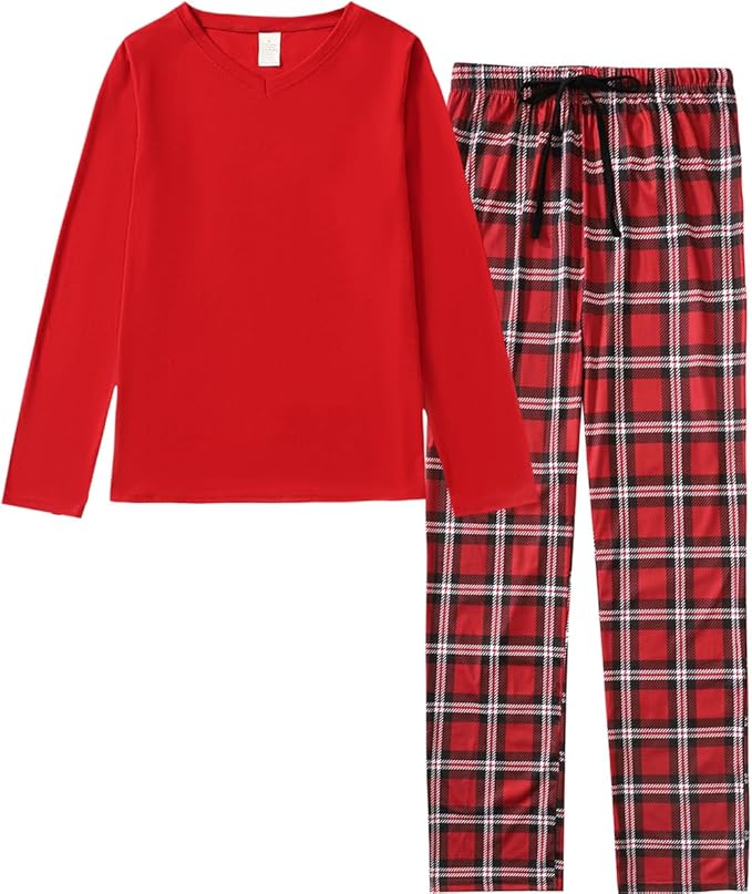 YIJIU Women's Sleepwear Long Sleeve Top and Pants Pajama Set Panda Print Nighty