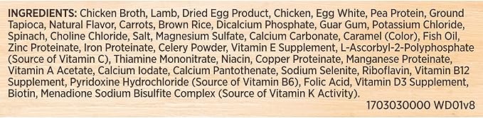 Nutrish Rachael Ray Premium Natural Wet Dog Food, Savory Lamb Stew Recipe, 8 Ounce Tub (Pack of 8)