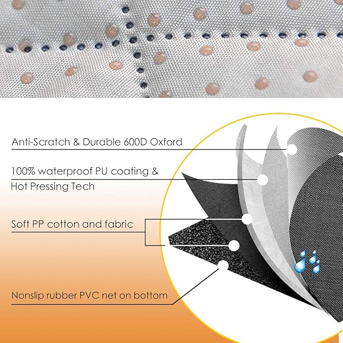 Honest Dog Car Seat Covers, Dog seat Cover with Side Flap for Cars, Trucks, and Suv's - Waterproof & Nonslip Pet Seat Cover for Backseat