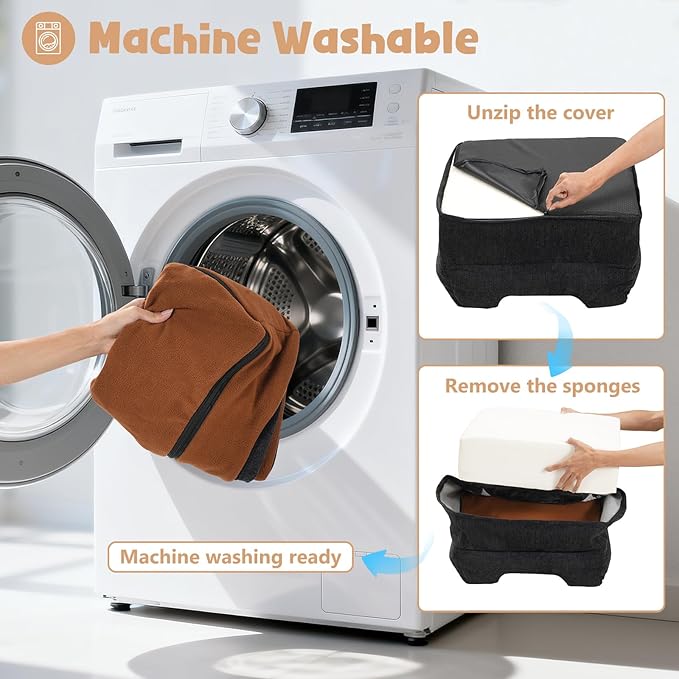 Avont Dog Booster Car Seat for Small/Medium Dogs Under 30 lbs, Detachable Washable Puppy Doggie Elevated Carseat Travel Bed for Car, Thick Cushion -Black