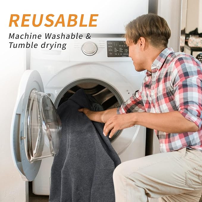 PICK FOR LIFE Washable Dog Pee Pads, 48x48 Reusable Puppy Whelping Pads, Absorb Dog Mats Non-Slip Reusable Dog Training Pads for Whelping, Potty, Training, Playpen, Crate, 2PACK