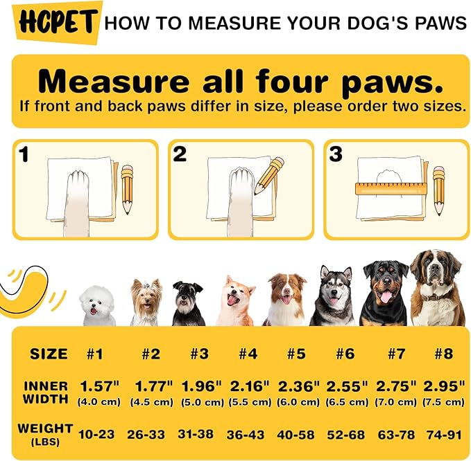 Hcpet Dog Shoes, Dog Boots for Large Dogs, Breathable Dog Booties Paw Protector for Summer Hot Pavement, Winter Snowy Day, Outdoor Walking, Indoor Hardfloors Anti Slip Sole Pink Size 6