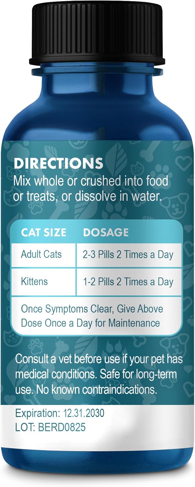 Cat Respiratory Comfort Supplement - Natural Breathe Easy Feline Support for All Seasons, Coughing, Occasional Nasal Stuffiness and Sneezing - 400 Odorless, Easy-to-Administer Tasteless Pills
