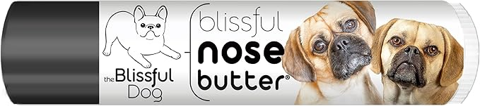The Blissful Dog Puggle Unscented Nose Butter - Dog Nose Butter, 0.15 Ounce