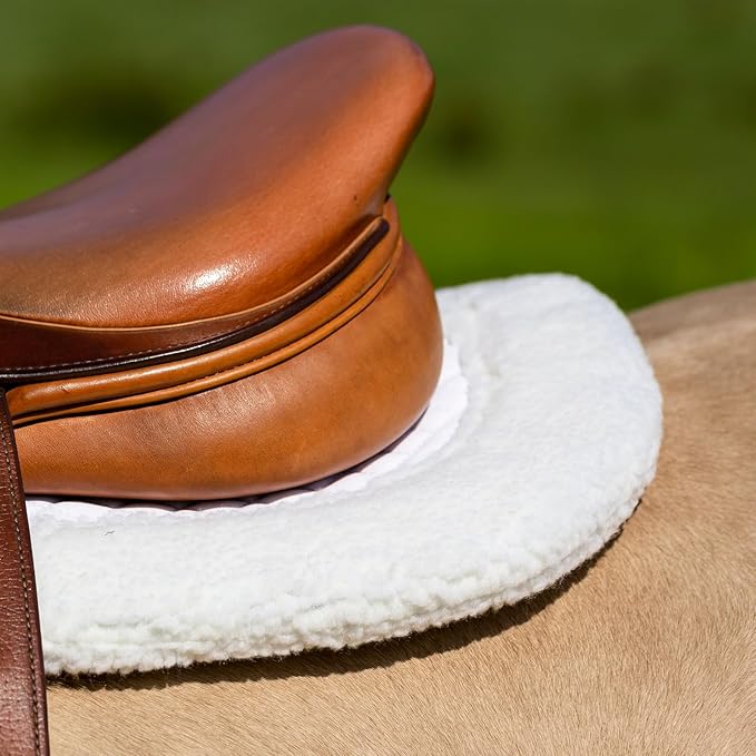 HORZE Fur Half Pad | Durable, Breathable, Non-Slip Correction Saddle Pad