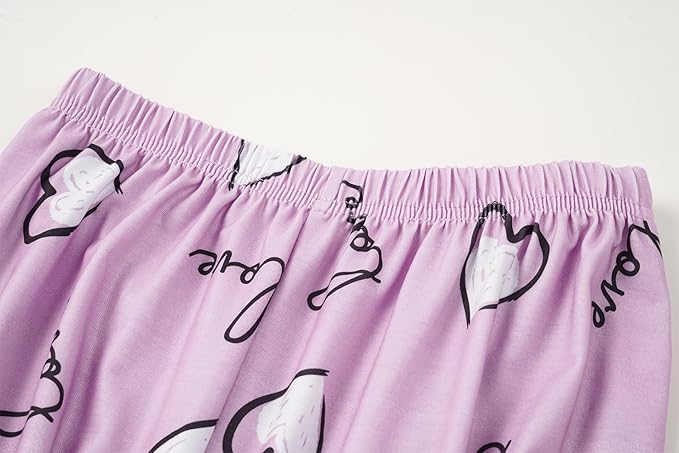 YIJIU Women's Sleepwear Long Sleeve Top and Pants Pajama Set Panda Print Nighty