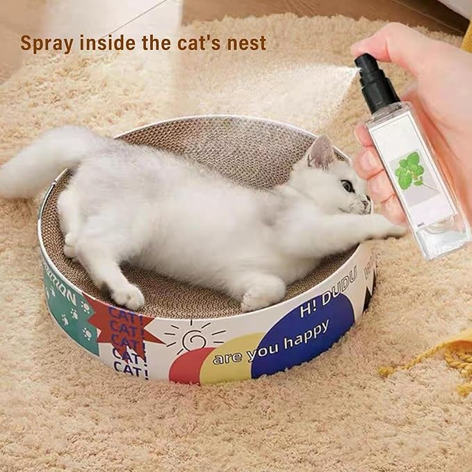 Kitty Joy Herbal Cat Joy, Herbal Cat Joy Spray, Celery Pets Catnip Spray, Catnip Spray for Indoor Cats, Cat Calming Spray, Anti Scratch Cat Spray, Cat Training Spray with Catnip, Cat Nip Spray (5PCS)