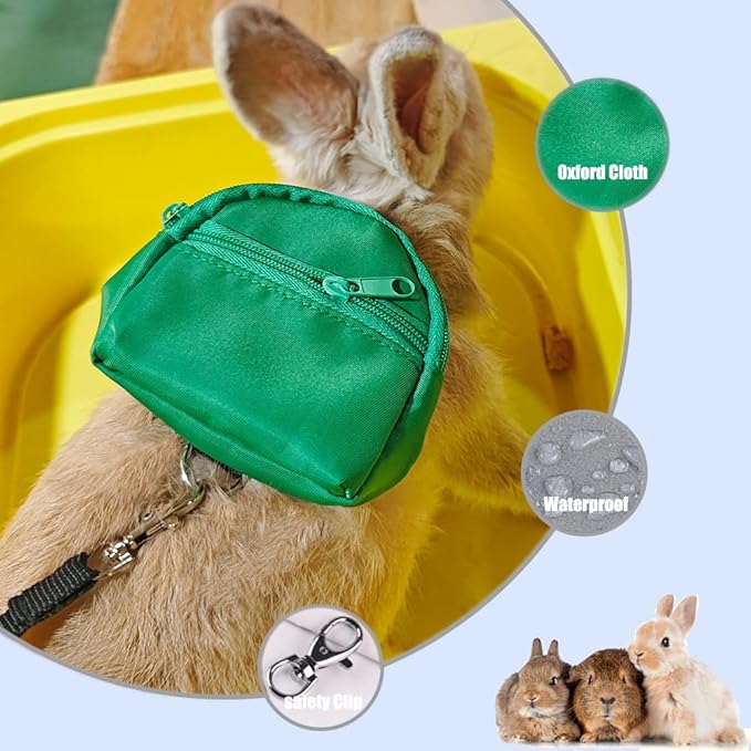 Portable Small Animal Backpack Travel Breathable Pet Carrier Bag Cages for Guinea Pig, Rabbit, Bearded Dragon, Squirrel, Tortoise, Bird, Lizard, Sugar Glider