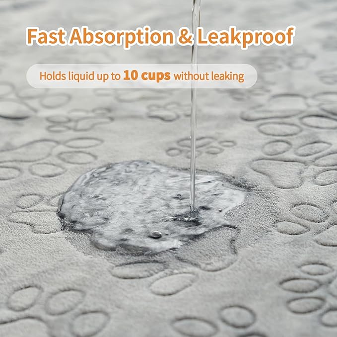 Qeils Reusable Puppy Pads, 2 Pack Washable Pee Pads for Dogs, Non Slip Wee Wee pad, Absorbent and Leakproof Training Mats for Potty, Crate, Playpen, Bed, Sofa, 48"x 30"