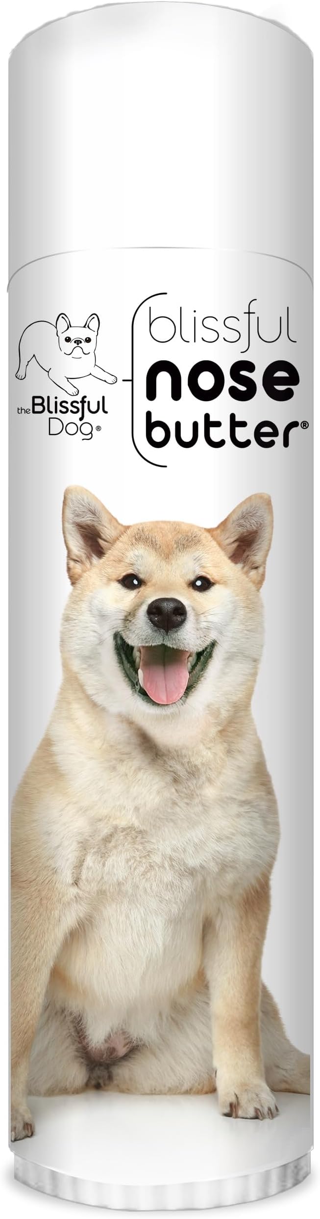 The Blissful Dog Shiba Inu Nose Butter for Dry, Cracked Skin, Lick-Safe Dog Nose Balm with Moisturizing Shea Butter, Almond, Olive, and Essential Oils, Pet Supplies, Uncented, 0.50 oz.
