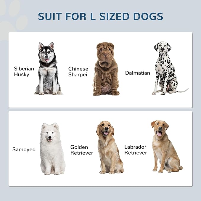 PawHut Large Elevated Dog Bowls with Storage Cabinet - 37L Capacity, Raised Dog Bowl Stand Feeding Station, Espresso